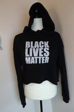Load image into Gallery viewer, BLM Crop hoodie
