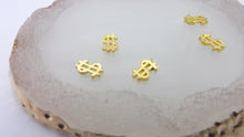 Load image into Gallery viewer, Dollar sign nail charms
