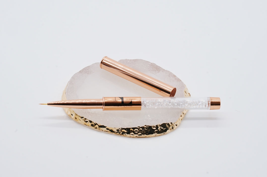 Rose gold liner brush